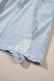 Frayed Denim Dress