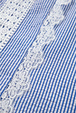 Boho Stripe Lace Detail Tank Top