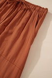 Mineral Wash Cargo Pocket Maxi Skirt