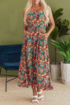 Boho High Waist Maxi Dress