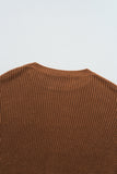 Pearled Drop Shoulder Round Neck Sweater