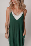 Spaghetti Straps Pocketed Maxi Dress