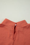 Russet Orange Swiss Dot Blouse