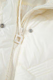 White Puffy Zip Up Vest