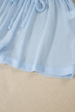 Blue Sheer 2 Piece Cover Up