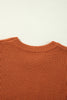 Hello Pumpkin Textured Sweater