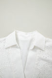 White Eyelet Embroidered Dress