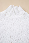 Lace Mock Neck Long Sleeve Top