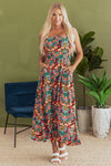 Boho High Waist Maxi Dress