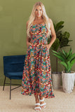 Boho High Waist Maxi Dress