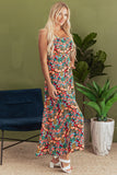 Boho High Waist Maxi Dress