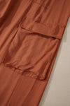 Mineral Wash Cargo Pocket Maxi Skirt