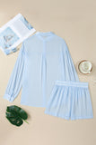 Blue Sheer 2 Piece Cover Up