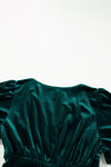 Evergreen Velvet Velvet Tiered Maxi Dress