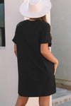 Nashville Crew Neck T Shirt Dress