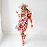 Floral Ruffle Tiered Dress