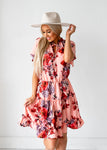 Floral Ruffle Tiered Dress