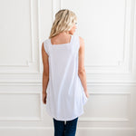 Relaxed Tank Top - White