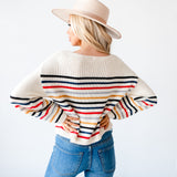 Stripe Pattern Sweater | 2 Colors