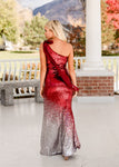 New Years Sequin Gown - Red